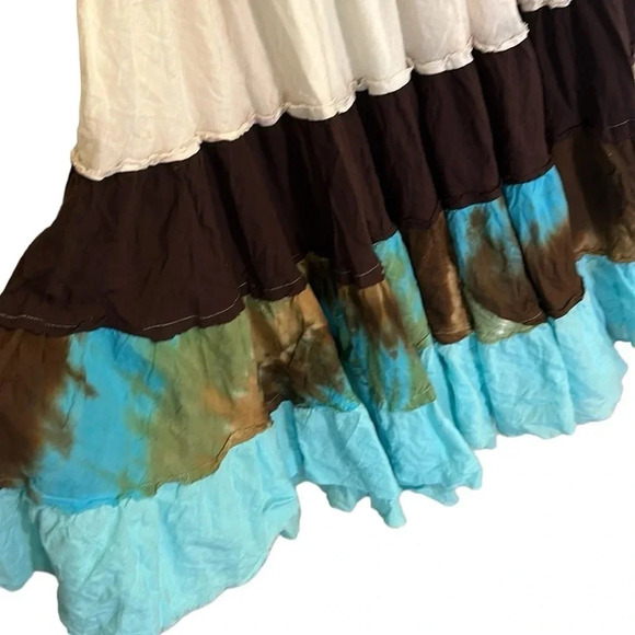 Boston Proper Women’s Maxi Skirt Size Small Boho Flirty Tiered Breezy Beach - Picture 3 of 4